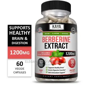 Berberine HCL 1200mg,Healthy Cholesterol, Anti-Inflammatory