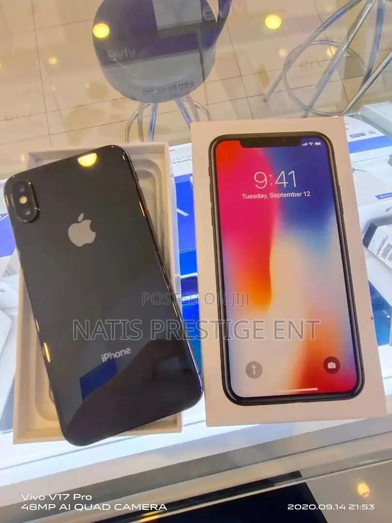 New Apple iPhone X 256 GB Black