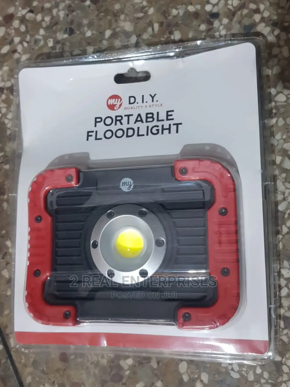 DIY Portable Floodlight Work Light