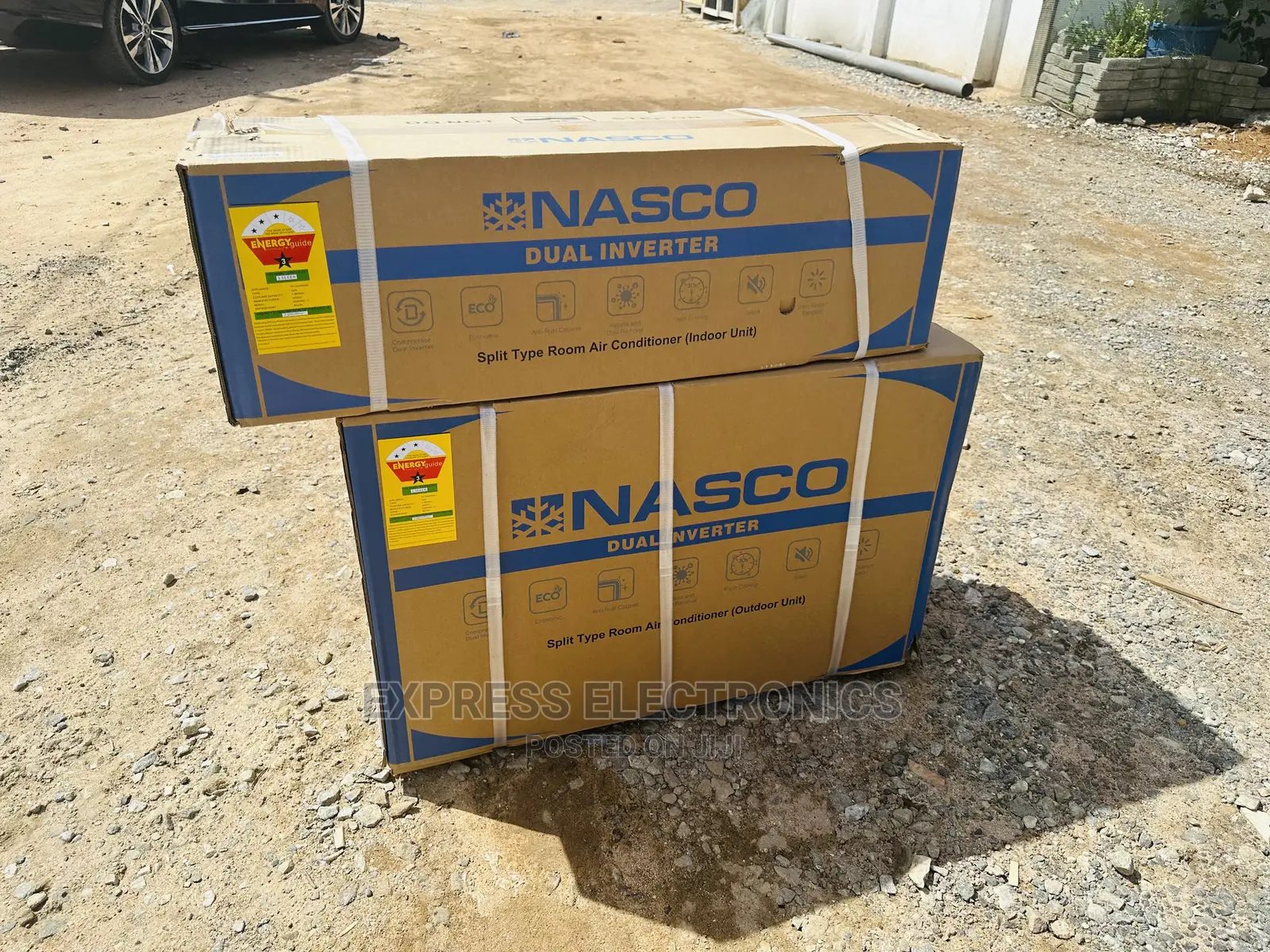 Built in Drain Pump 1.5hp Split Nasco Dual Inverter