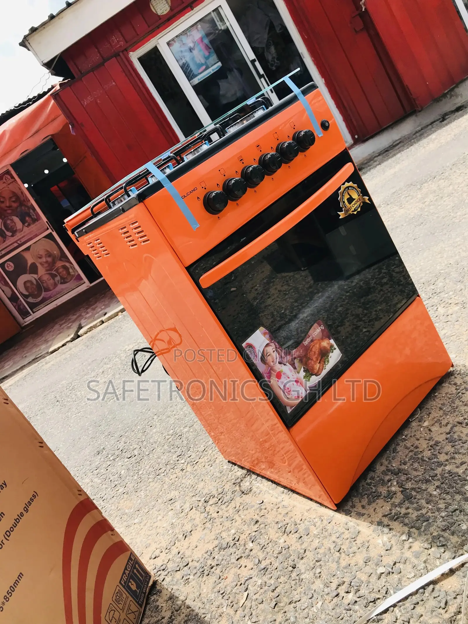 Volcano 50x50 4 Burner Gas Cooker With Oven,Grill,Rotisserie