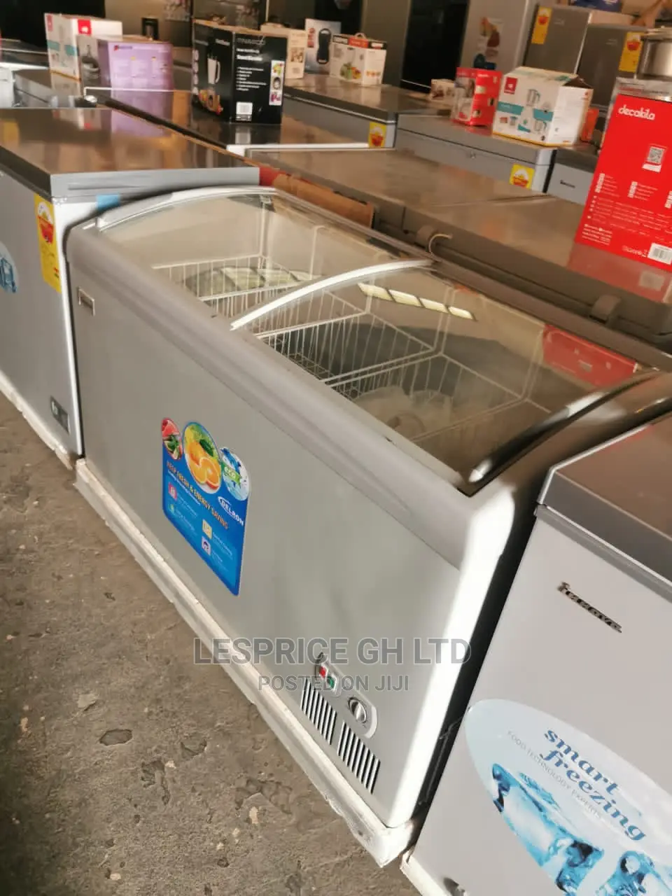 Perfect New Delron Ice Cream Display Fridge