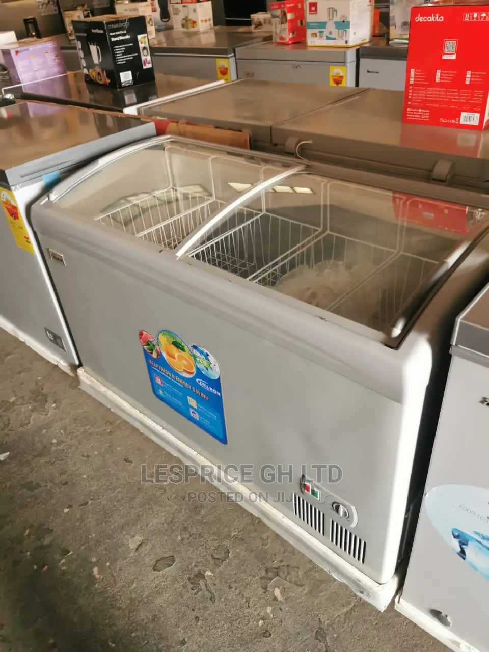 Awesome Delron Ice Cream Display Fridge