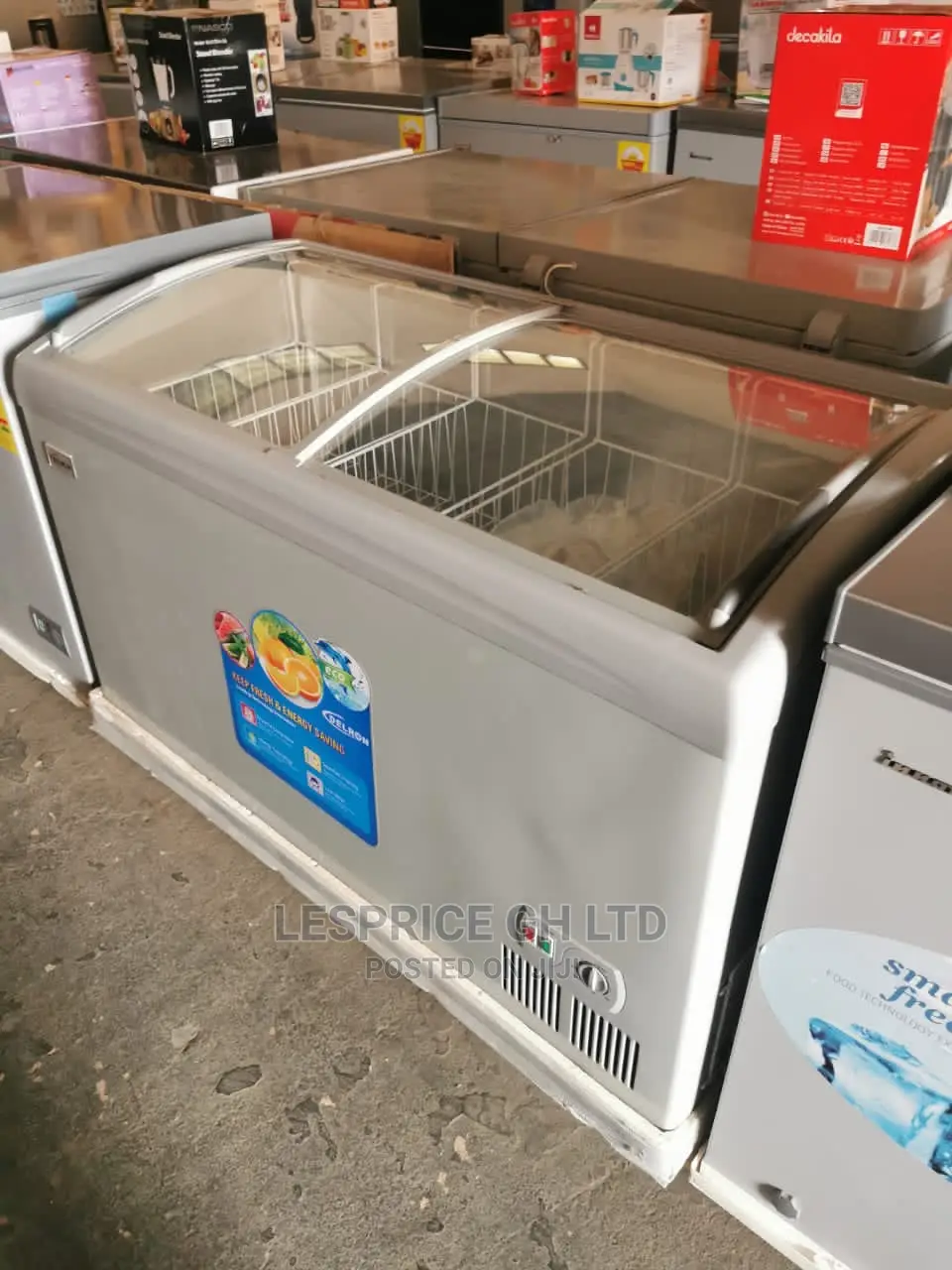 Magnificent Delron Ice Cream Display Fridge