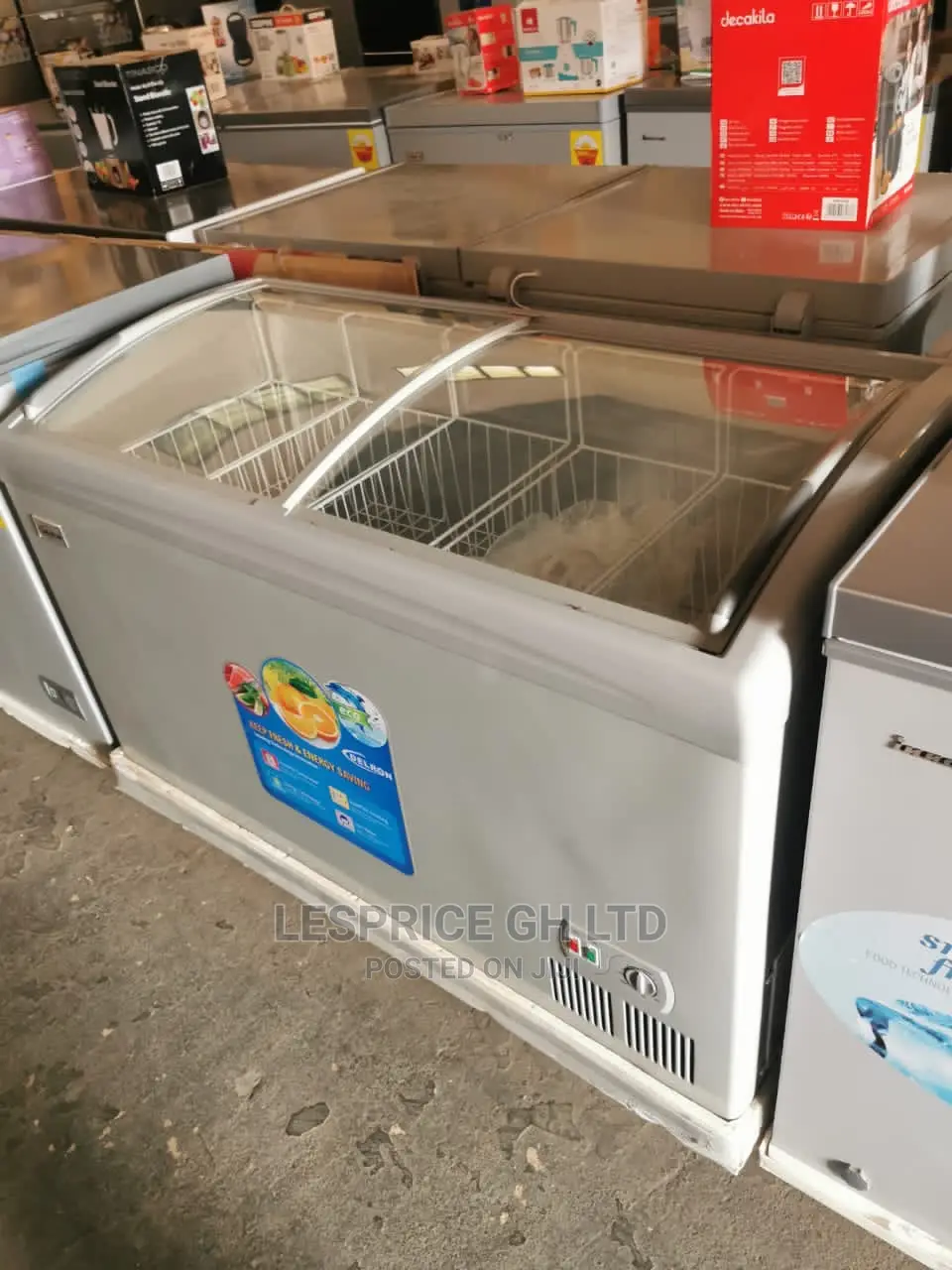 High Standardized Delron Ice Cream Display Fridge