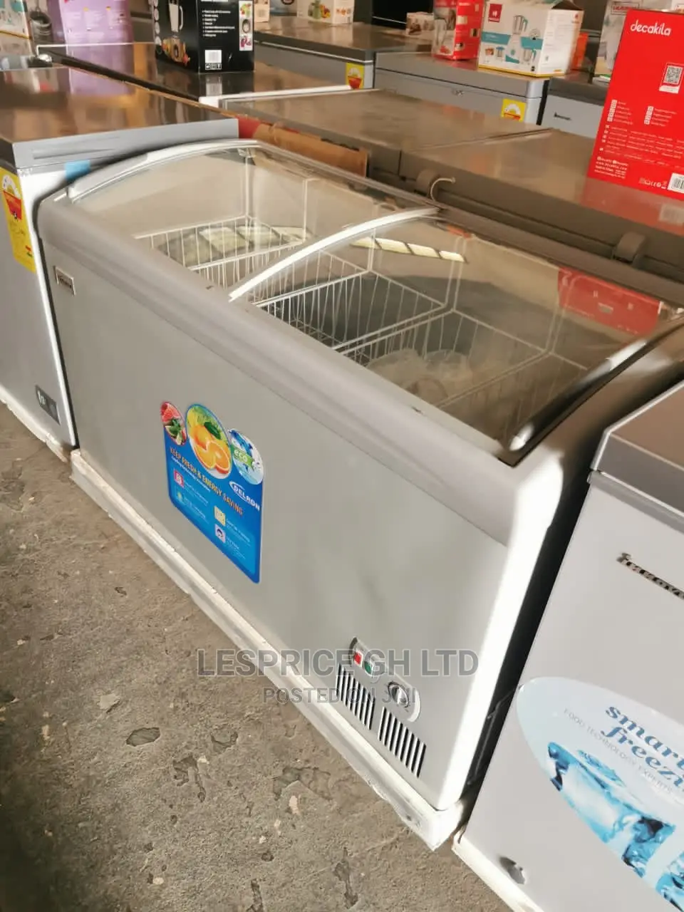 Designed Delron Ice Cream Display Fridge