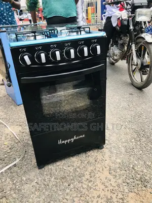 Black Happy Home 4 Gas Cooker