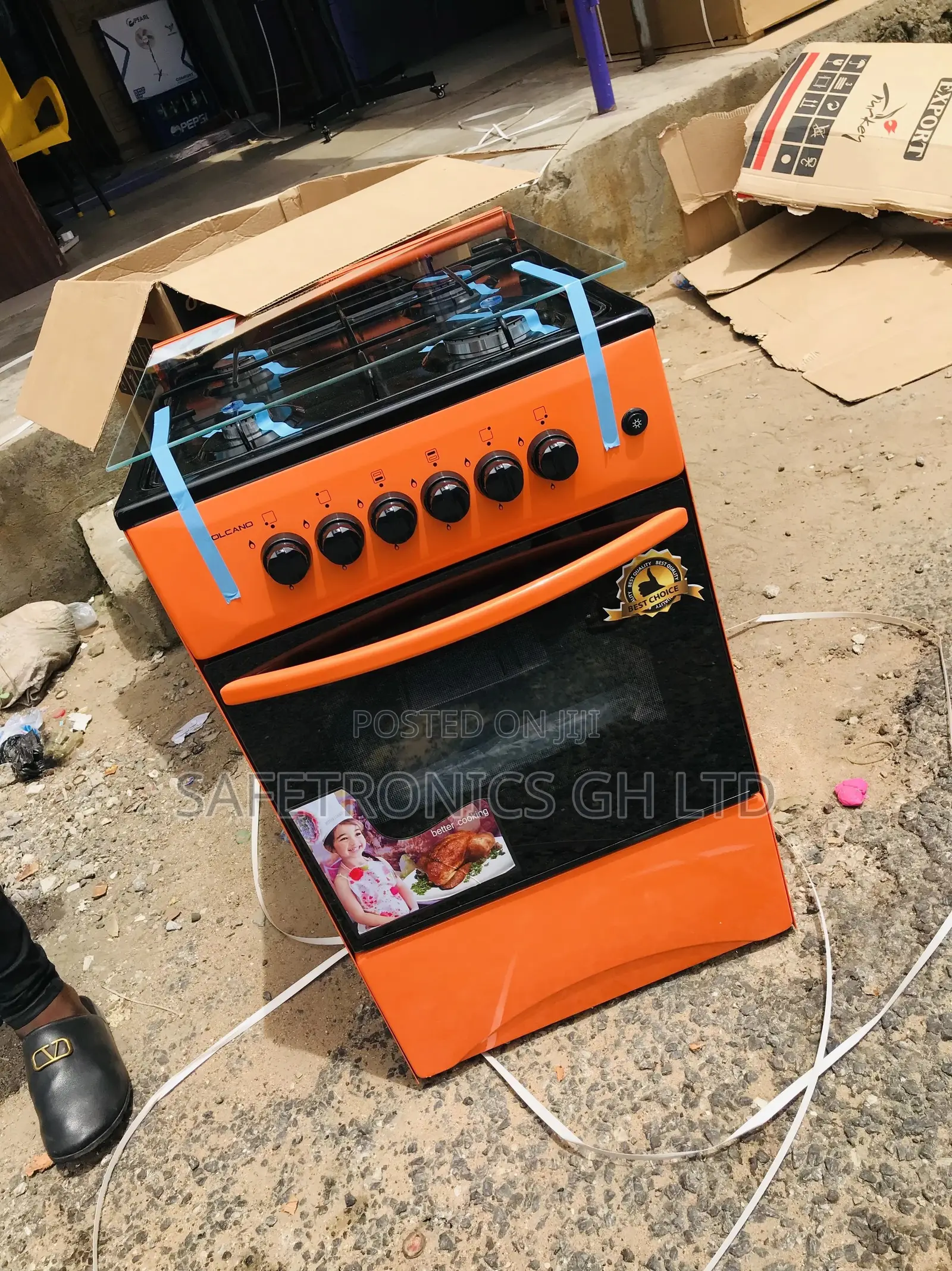 Neat 4 Gas Burner, Oven and Griil, Lamp/Light Inbuilt 50x50