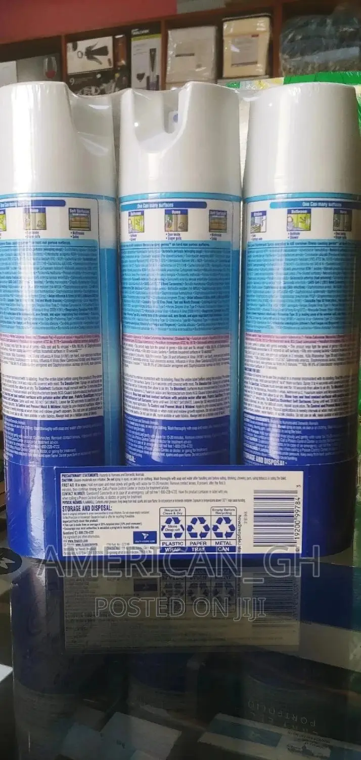 Lysol Disinfectant Spray and Toilet Cleaner
