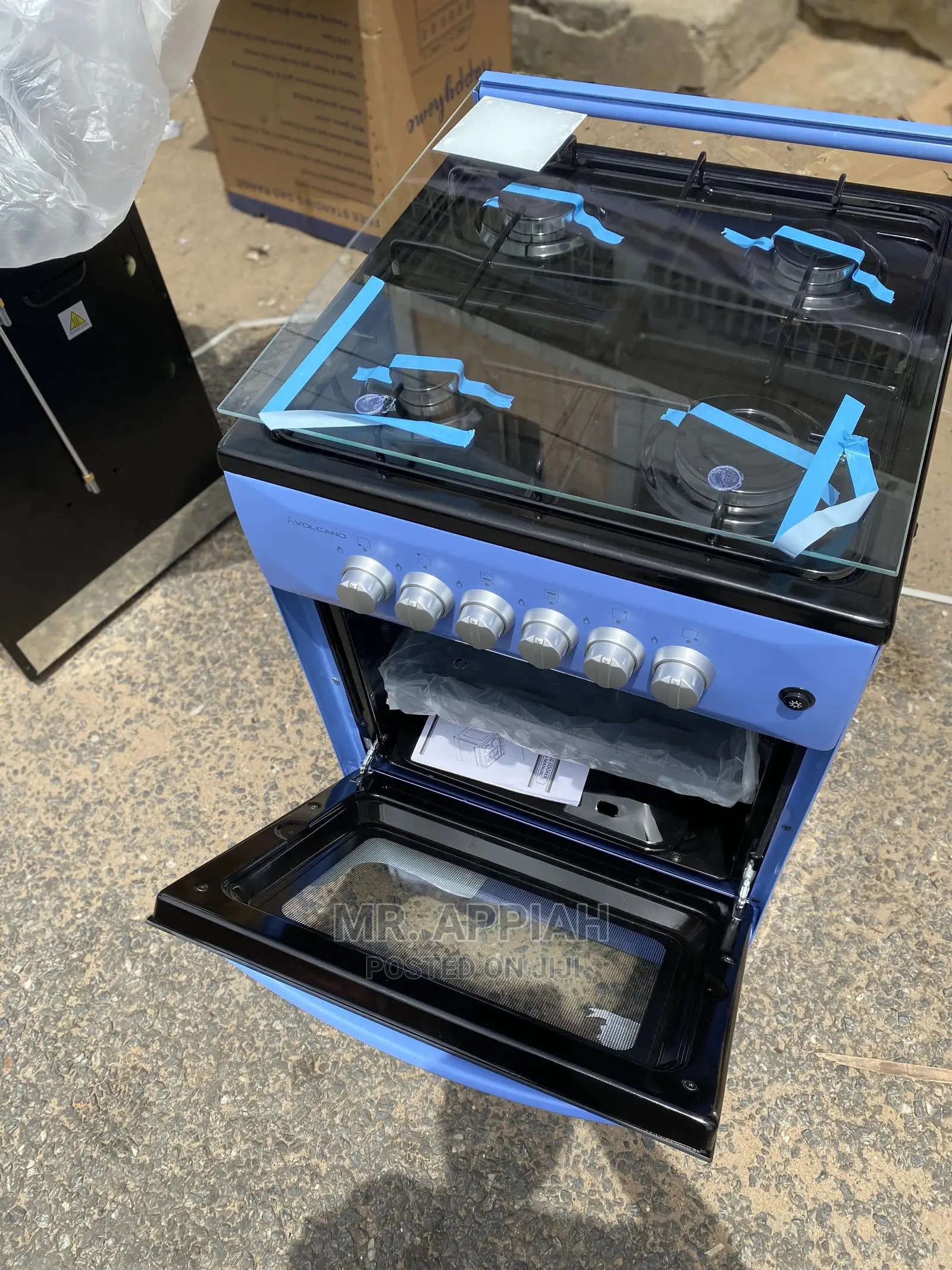 Volcano Gas Cooker With Tempered Glass Door at Best Price.