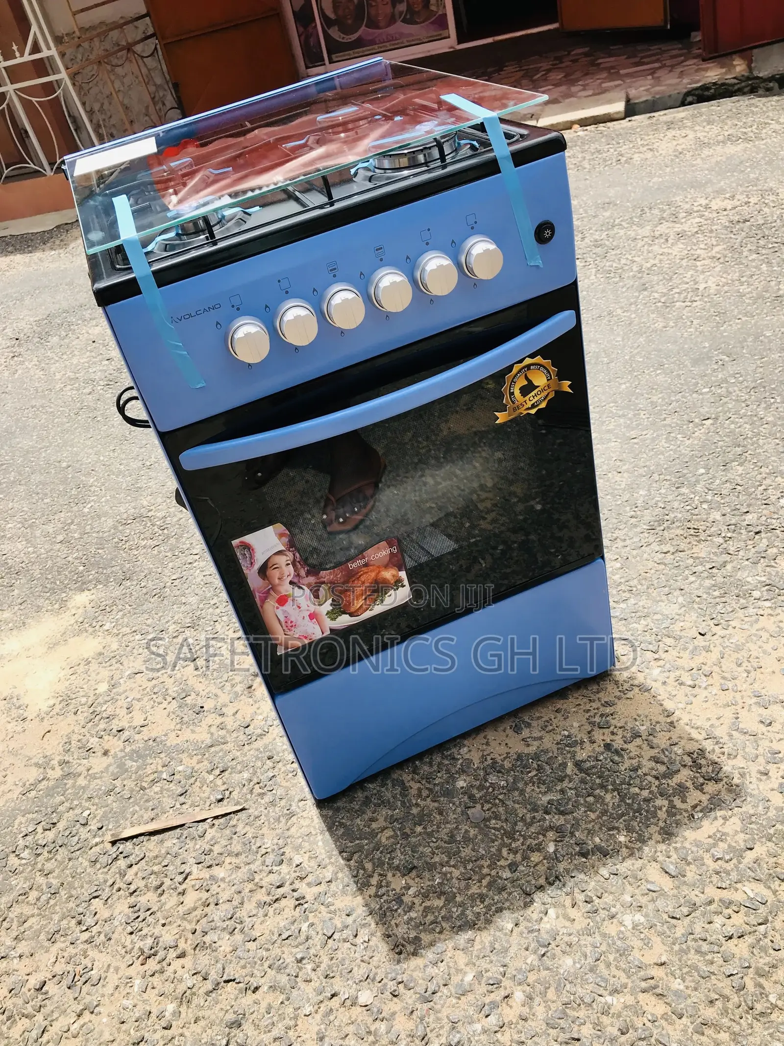 Blue Volcano 4 Gas Burner Oven Grill