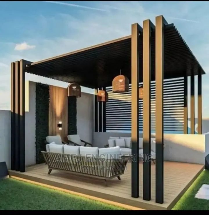 Metal Pergola/ Gym Cabana