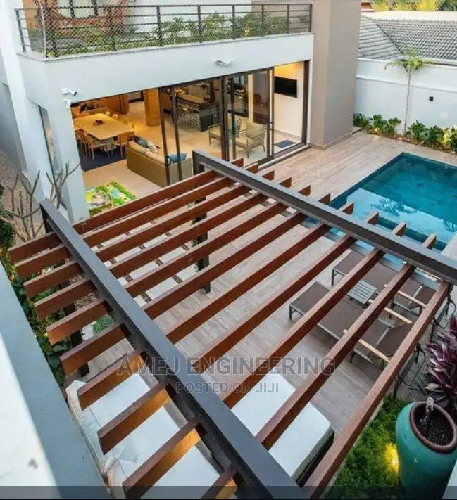 Metal Pergola/ Gym Cabana
