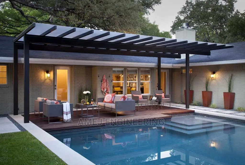 Metal Pergola/ Gym Cabana