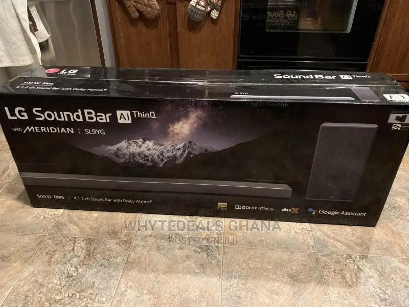 LG SL9YG 4.1.2 Channel Hi-Res Dolby Atmos Soundbar W/ Built-