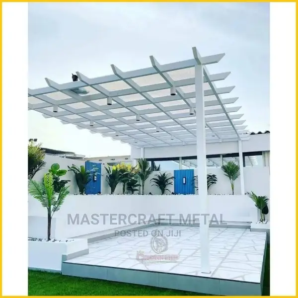 Pergola Patio Metal Poly Carbonate Roof