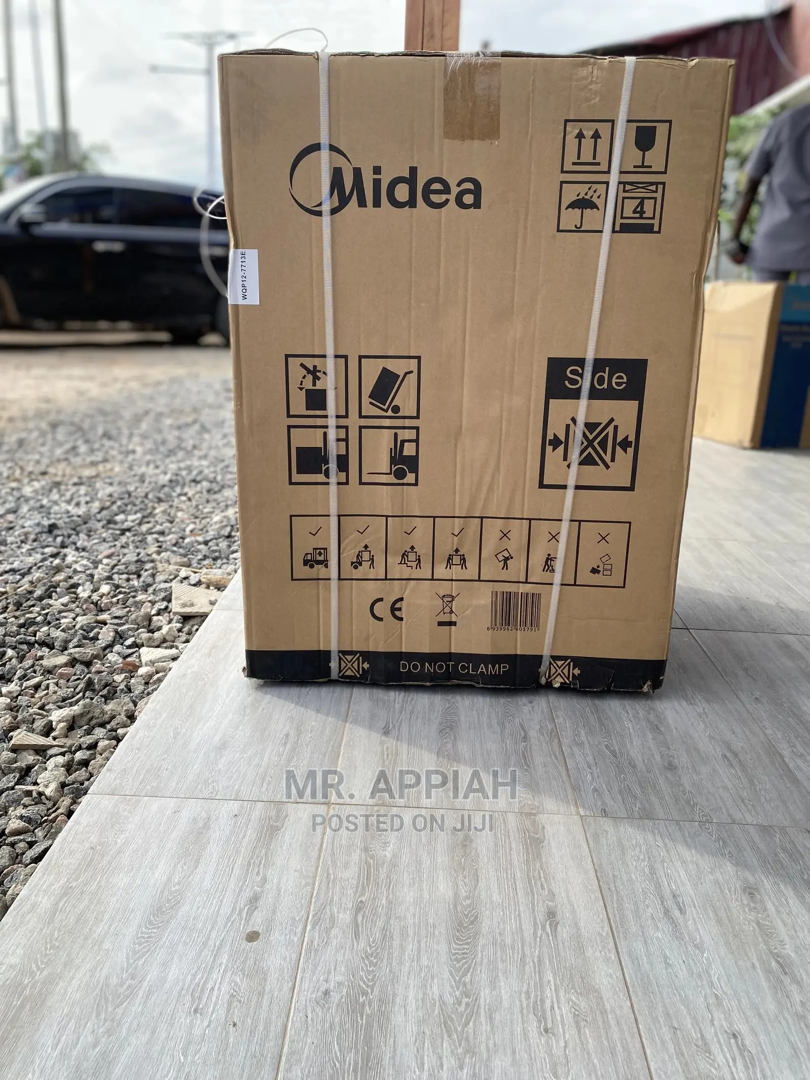 WQP12-7713E Midea Dishwasher With Push Button Top Control.