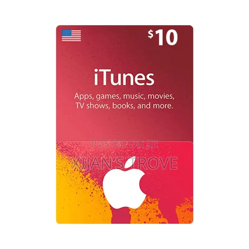 $10 Apple iTunes Gift Card