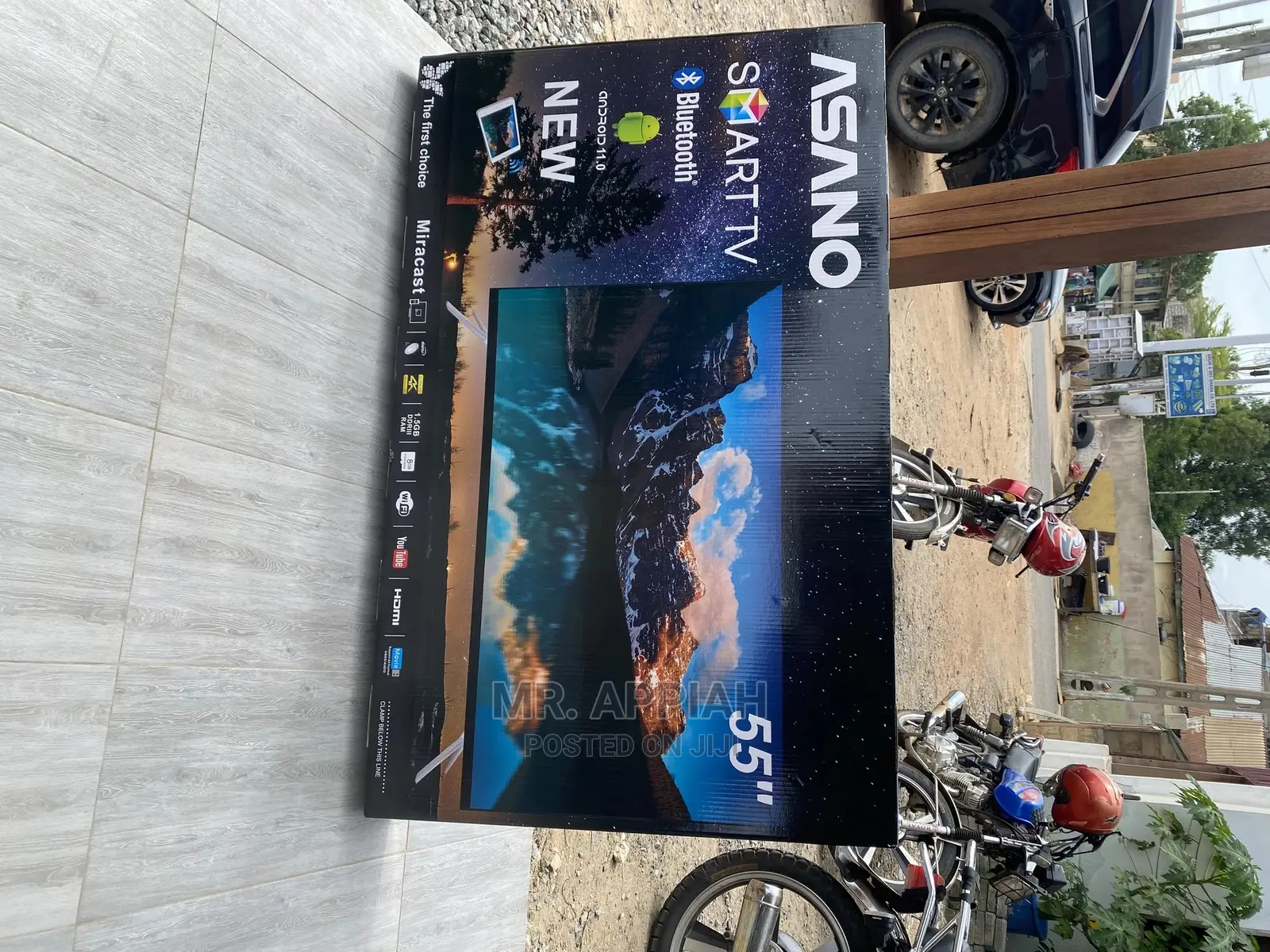 Enjoy Watching Movies and Videos on Asano 55inches Tv.