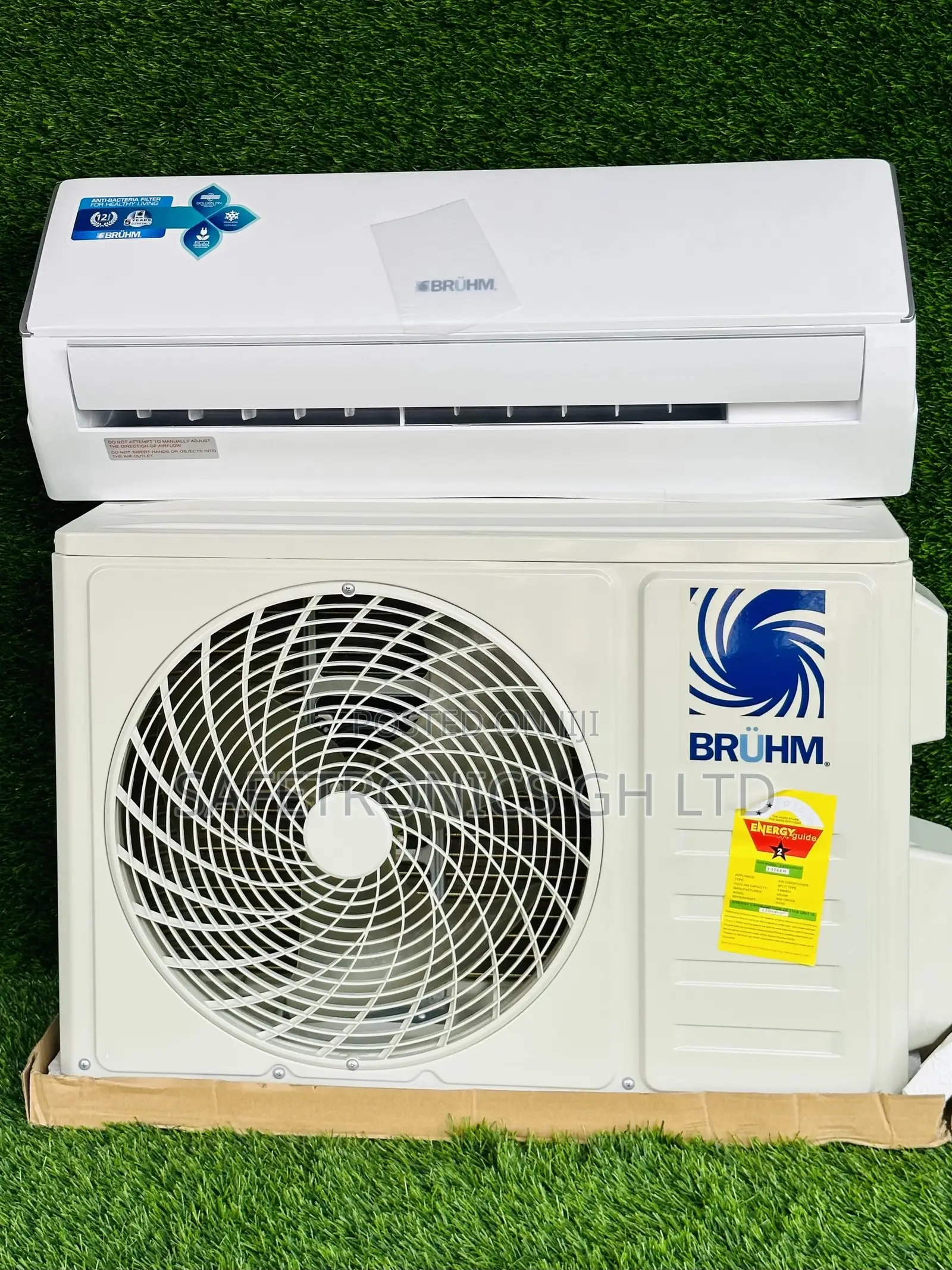 Bruhm 2.0HP Split Air Conditioner – R410 Gas