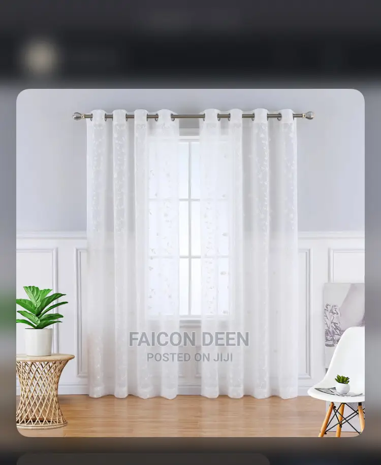 Modern Quality Transparent Curtains Voile