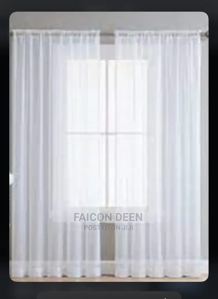 Luxury Transparent Curtains Voile