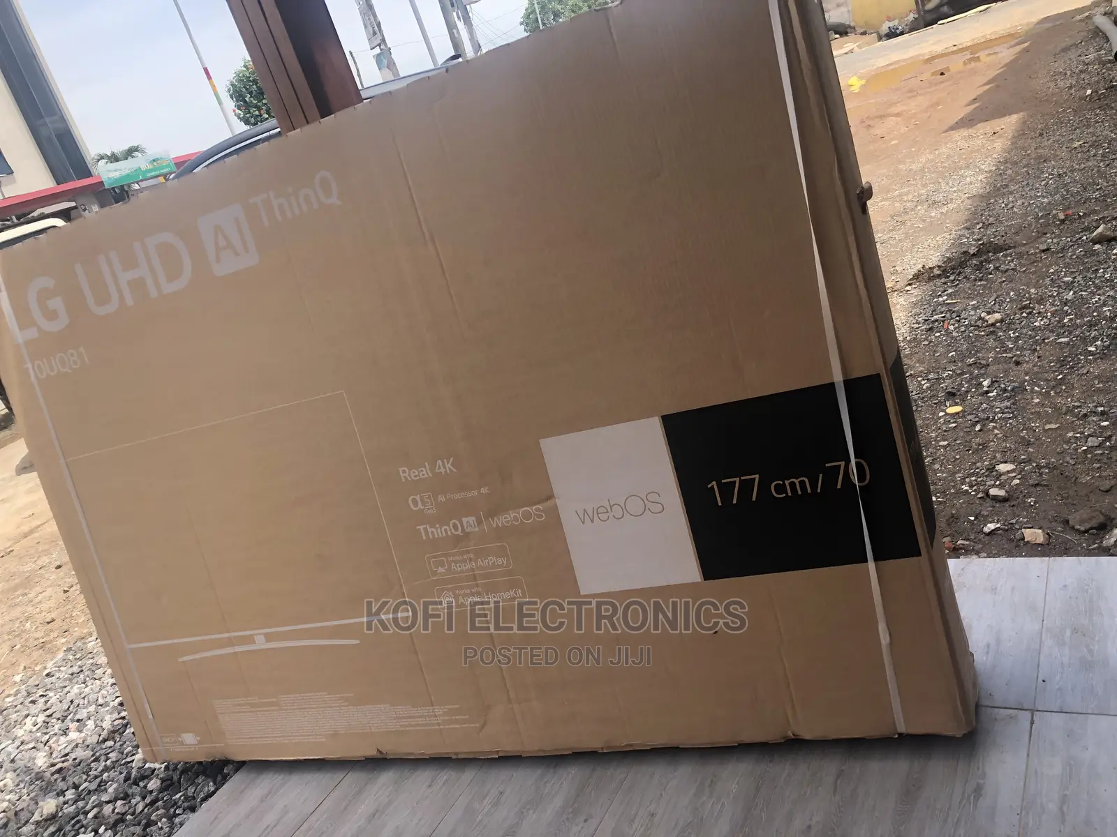 Sealed in Box LG Uhd 70uq81003lb, Smart Tv, Wi-Fi, Black