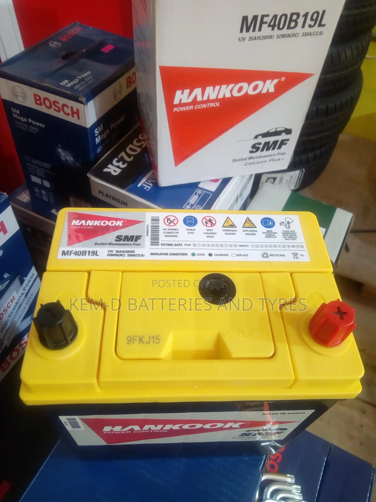 Hankook Car Battery 11 Plates + Free Instant Delivery