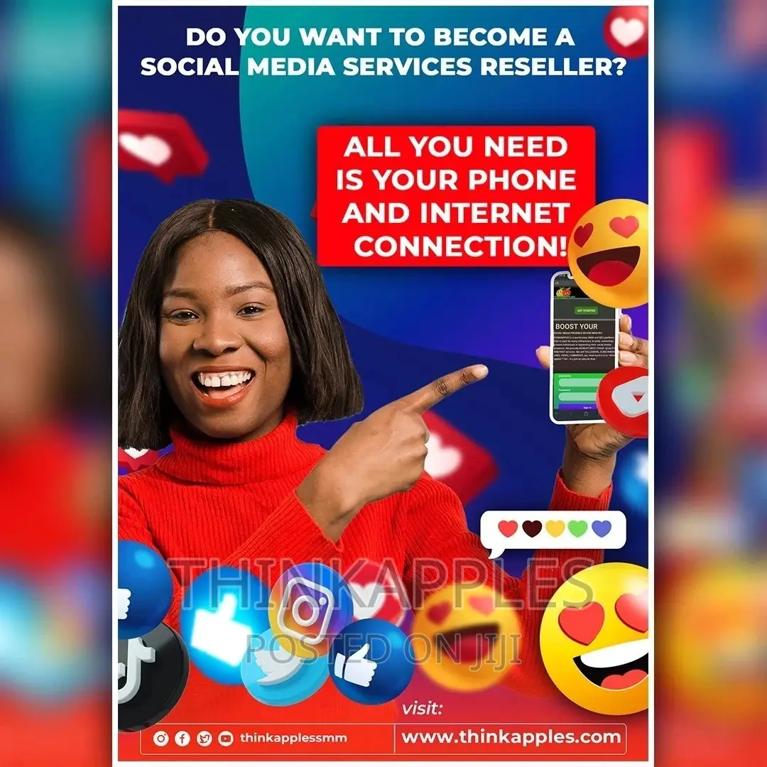 Become a RESELLER of Social Media Services [Thinkapples.Com]