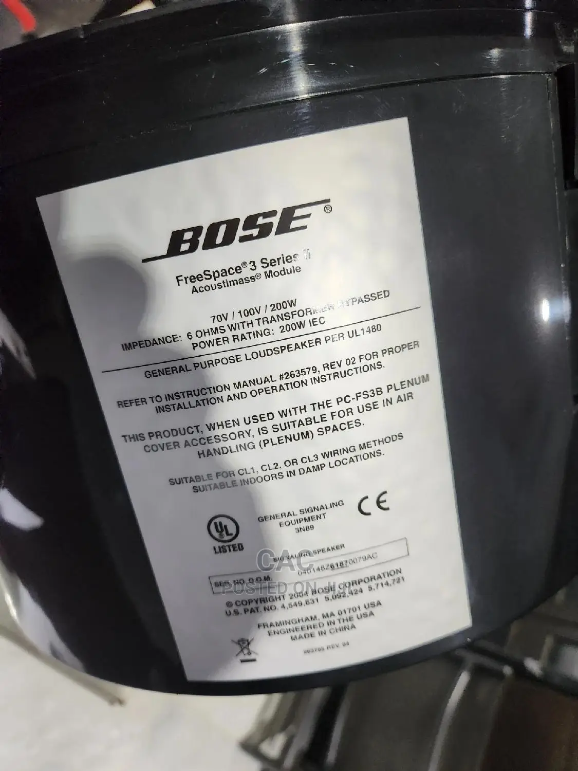 Bose Freespace 3 Series Ii (Ceiling Speakers)
