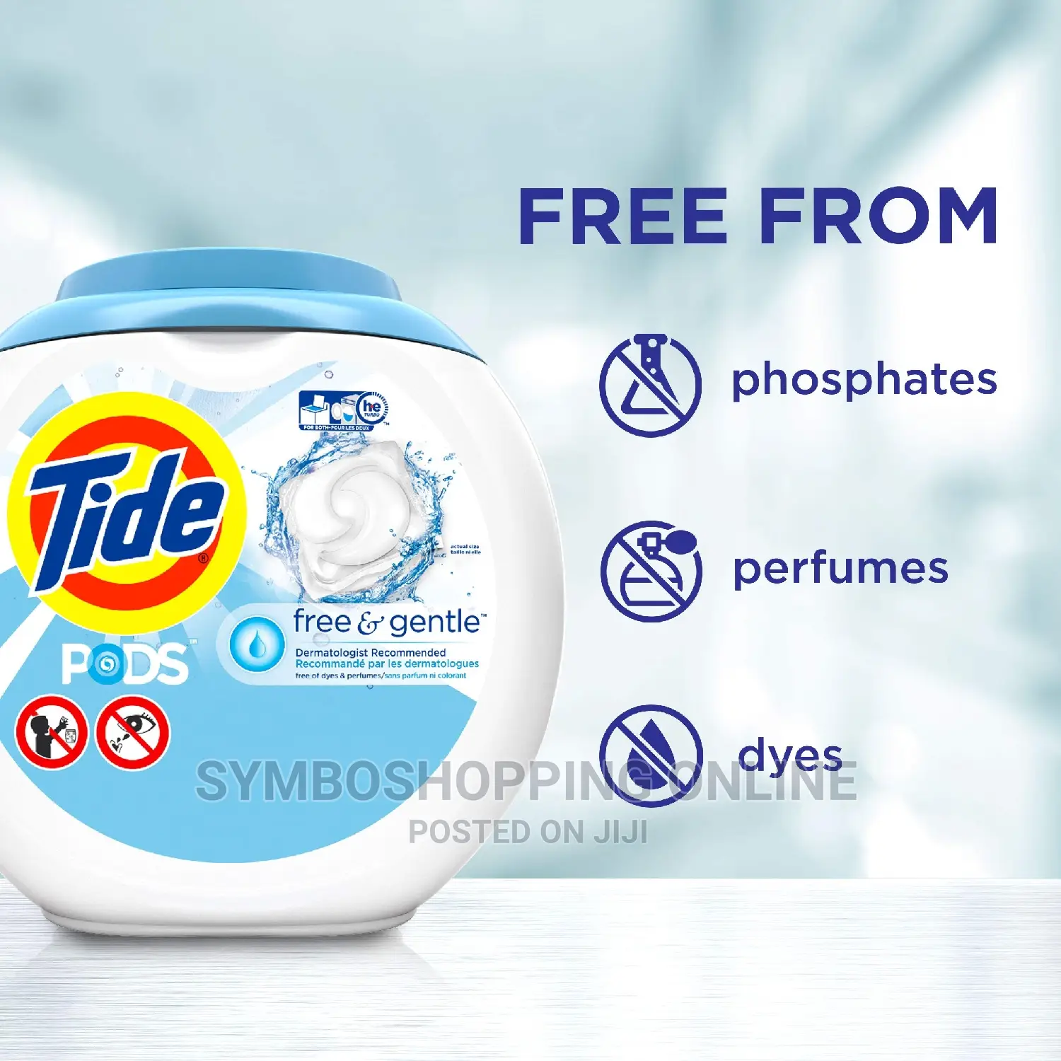 Tide Pods (152pods)Free And Gentle _ For Sensitive Skin