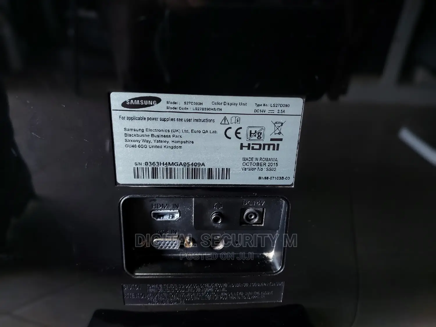 Samsung 27 Inch Monitor for Graphics