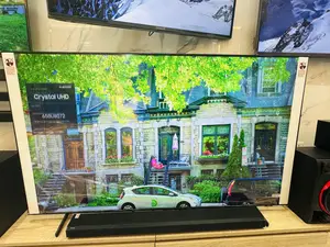 Sleek Black Slim Samsung UHD 75”Au7172 Tv