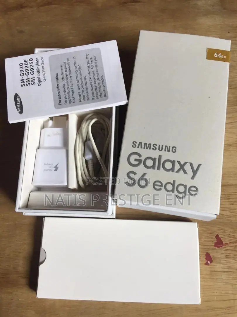 New Samsung Galaxy S6 edge 32 GB Black