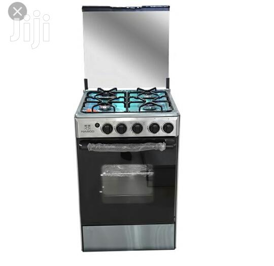 Nasco Standup Gas Cooker 4 Burner 20bme61058 Silver