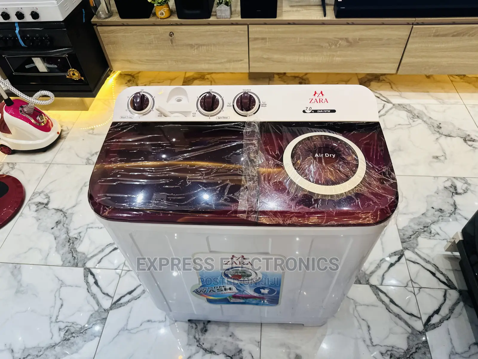 White Color Washing Machine 7kg Zara Twintu