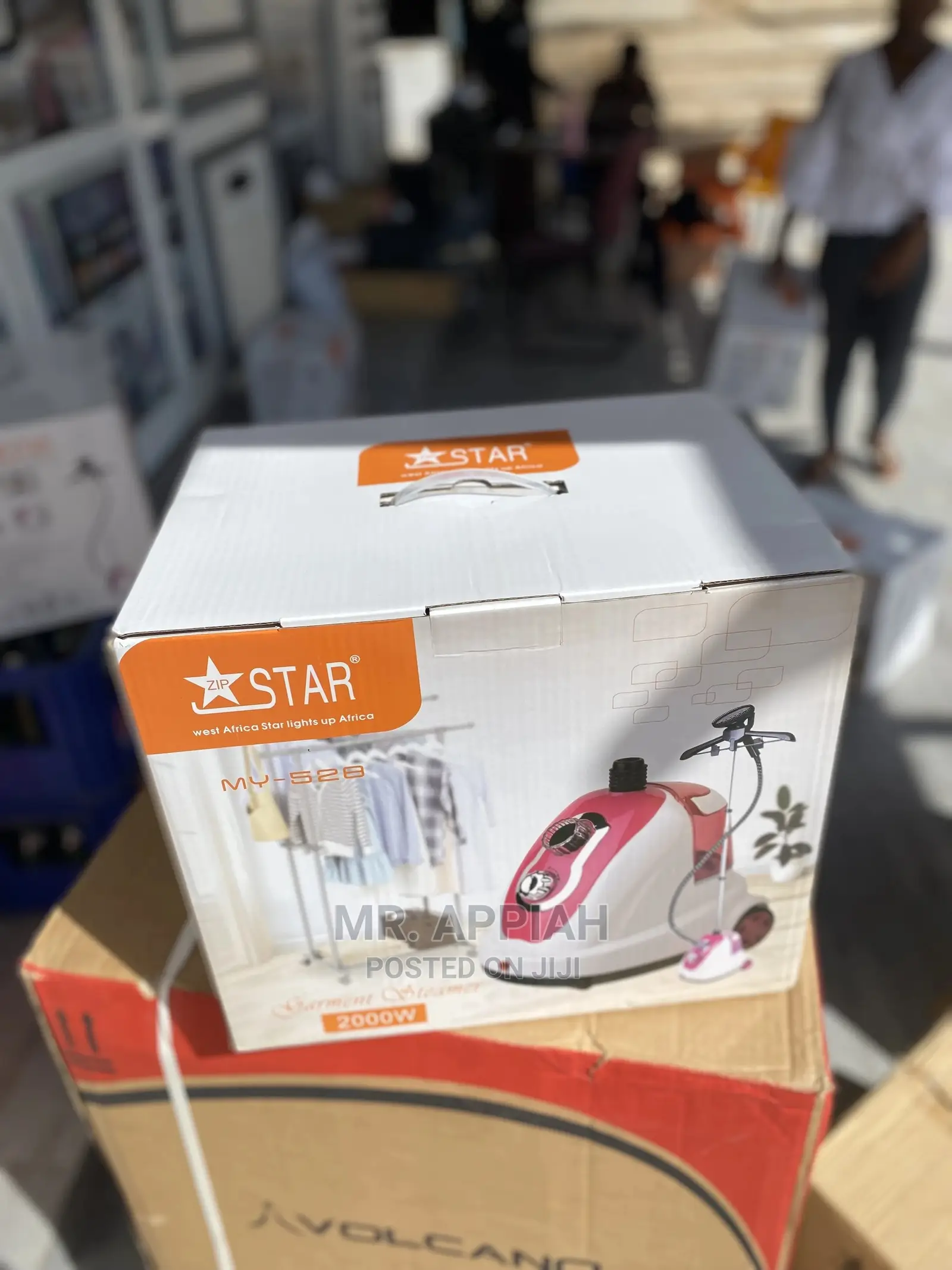 Ironing Made Easier With Zip Star Standing Stream Iron.