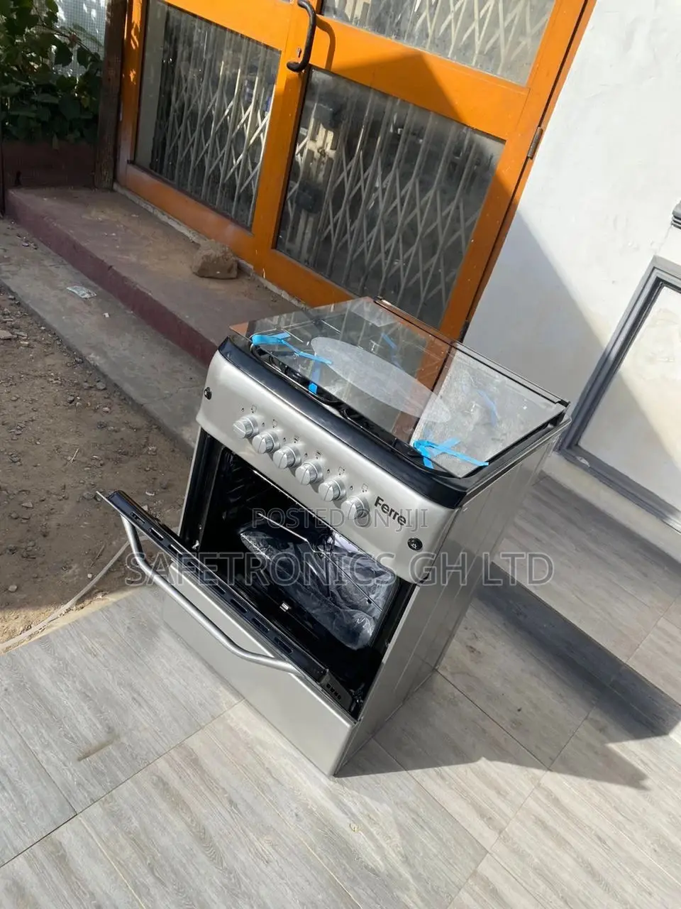 FERRE Gas Cooker With Oven Grill Auto Ignition