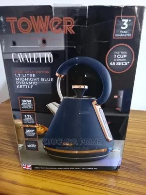 1.7l Tower Gray Pyramid Kettle From Uk