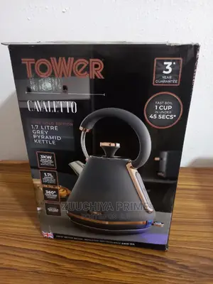 1.7l Tower Gray Pyramid Kettle From Uk