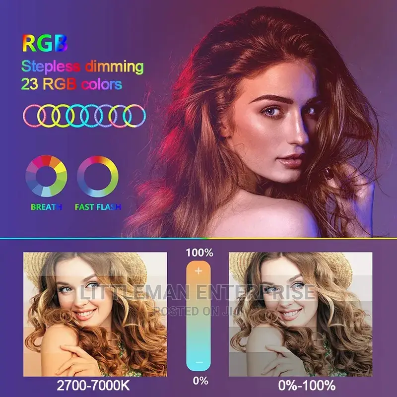 Ring Light LED RGB 22′′ Inches