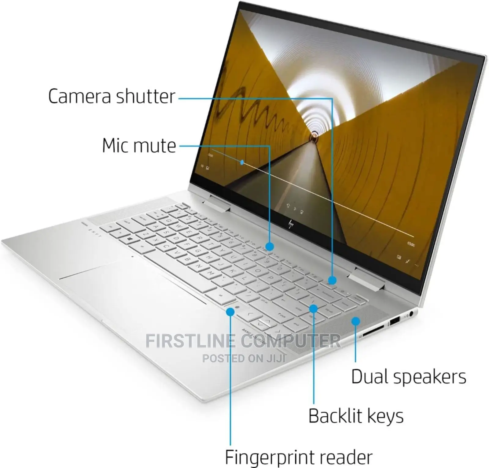 New Laptop HP Envy 15 8GB Intel Core I7 SSD 512GB