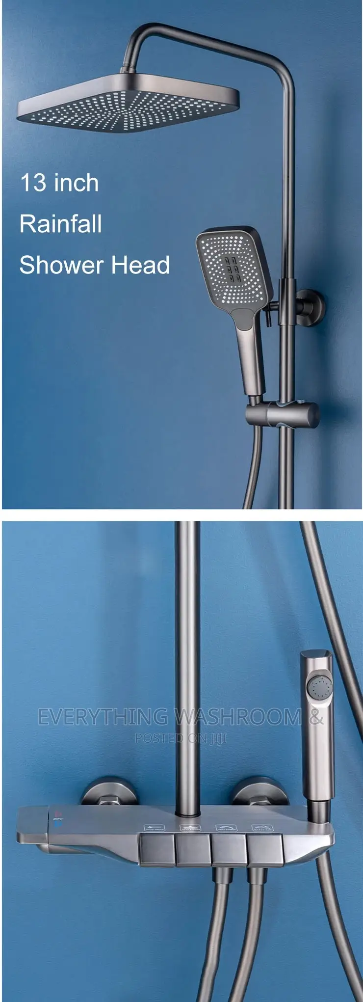 Piano Shower_piano Controls_fast Water Flow Shower_4in1 Set
