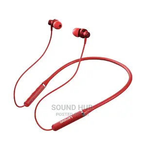 LENOVO Wireless Neckband- Red