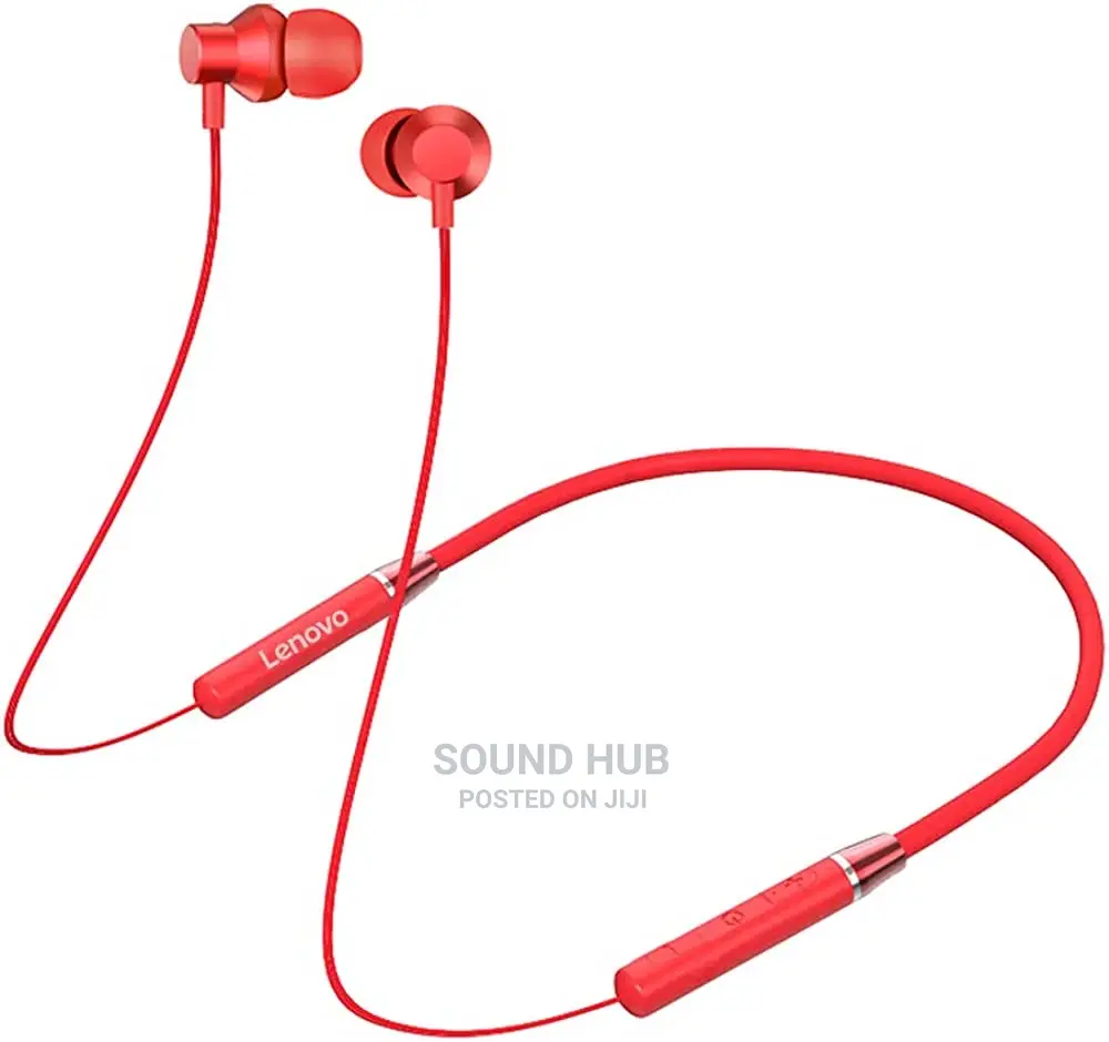 LENOVO Wireless Neckband- Red