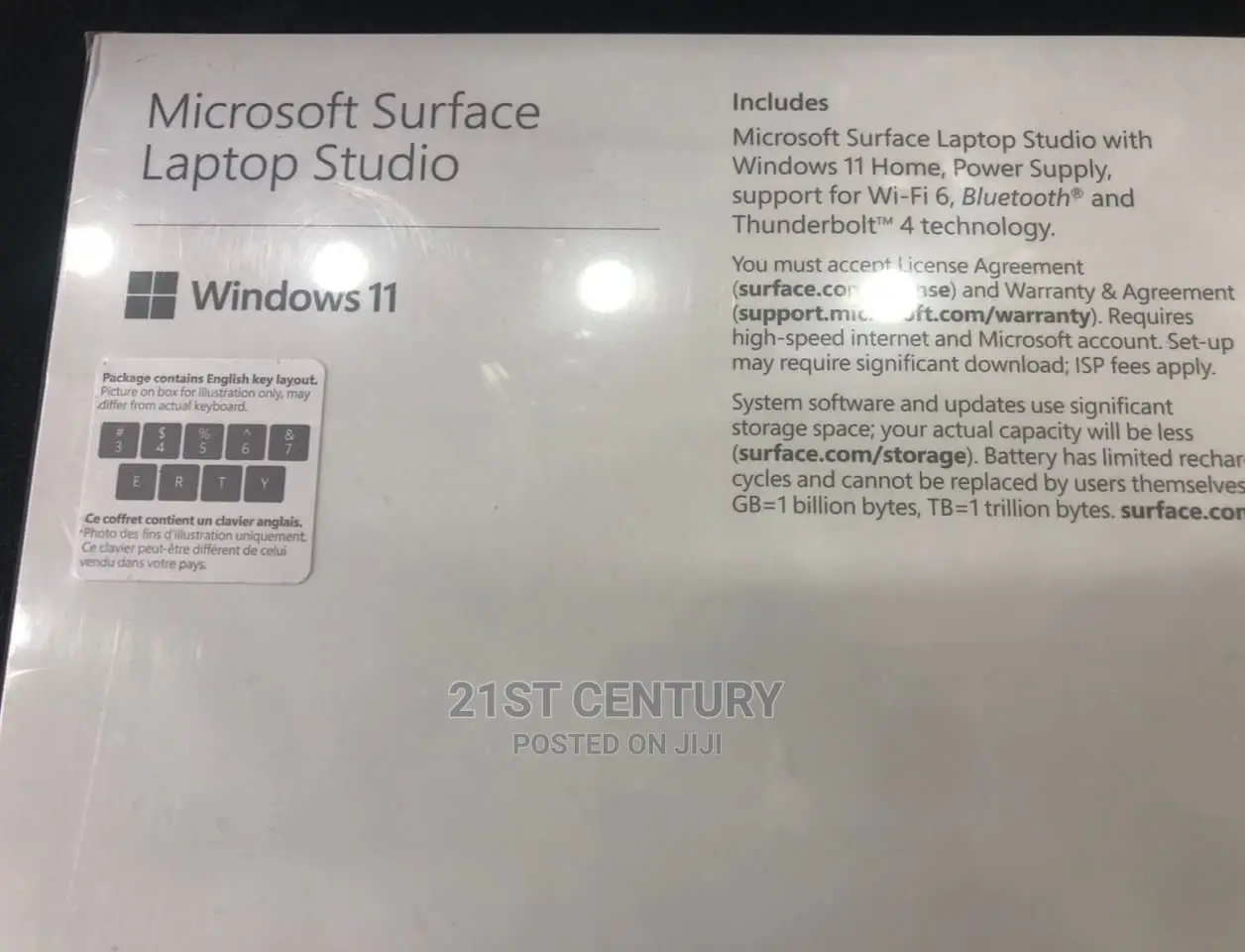 New Microsoft Surface Laptop Studio 16GB Intel Core I7 SSD 512GB