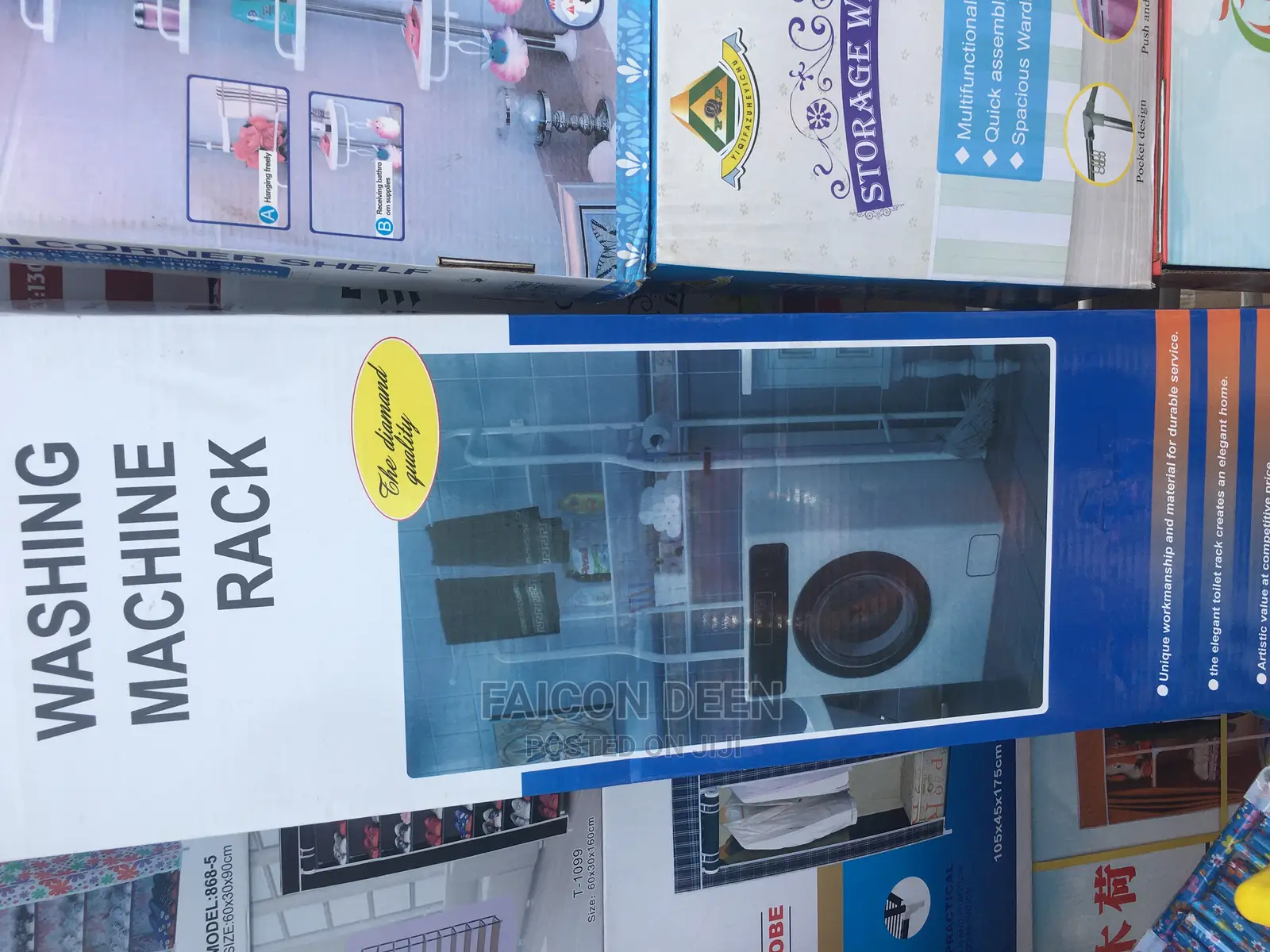 Toilet Washing Machine Rack (Available in Diff Colors