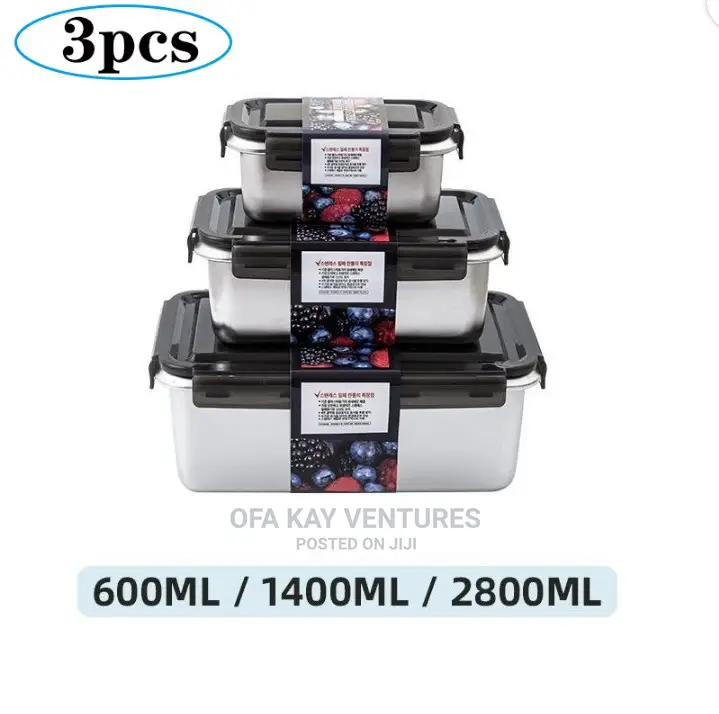 3pcs Food Storage Bowl