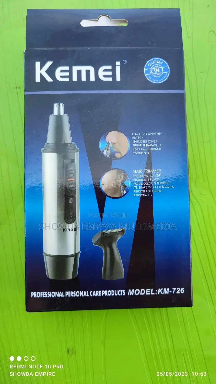 Nose Beard Hair Trimmer Shaving Rechargeable