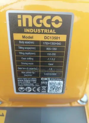 Ingco 9.0HP Diesel Power Tiller/ Cultivator - DC13501